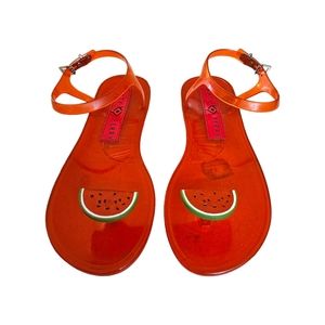 Katy Perry Collection The Geli Watermelon Sandals Size 8 Red